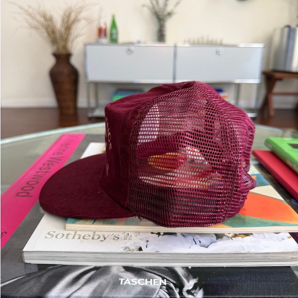 Capital Savings Bank 1990's Corduroy Vintage Snapback Hat - Picture 2 of 4
